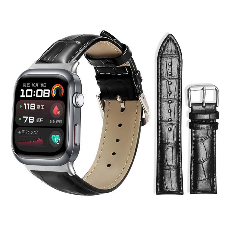 xDfind pulsera de cuero con botón de bambú para Huawei Watch Fit 4 Pro / Fit 4 / Fit 3 20mm