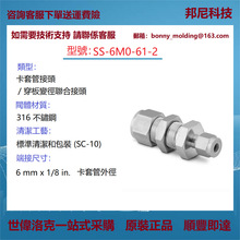 SS-6M0-61-2SwagelokP䓿׹ܽ^׃Ͻ^