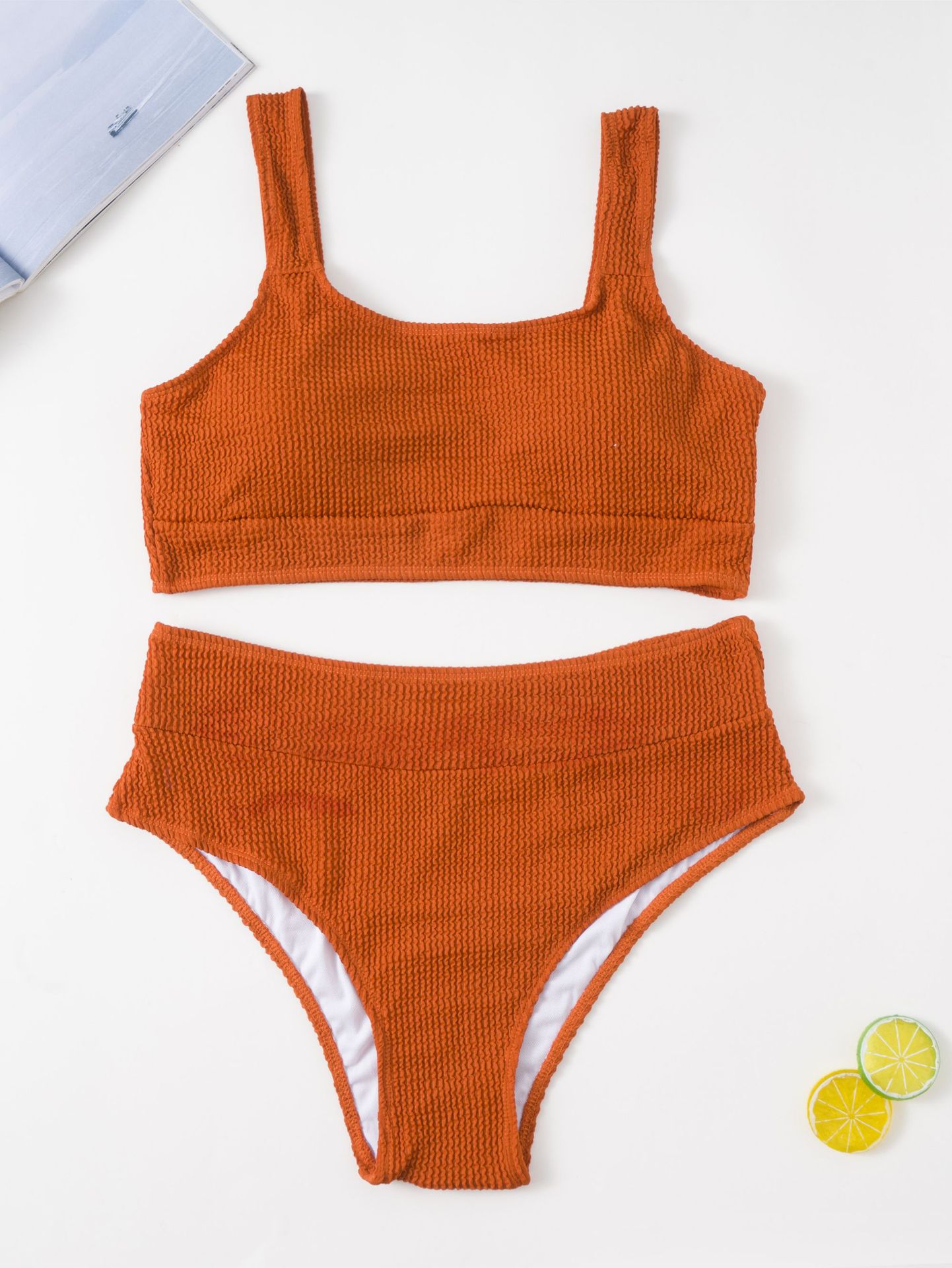 Large Size Swimsuit Sexy High Waist Bikini Swimwear Fashion