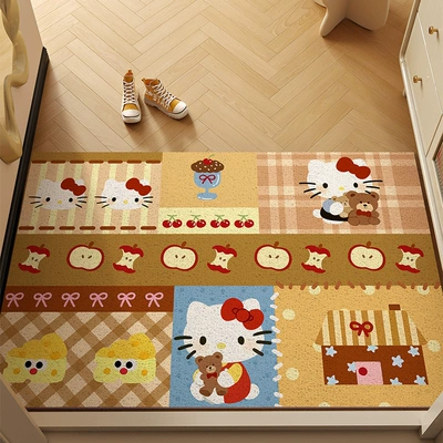 Avtomobil döşəmə paspasları: for Entryway, Kitchen, Bathroom, and - apple-katie-40x60cm-silk-circle