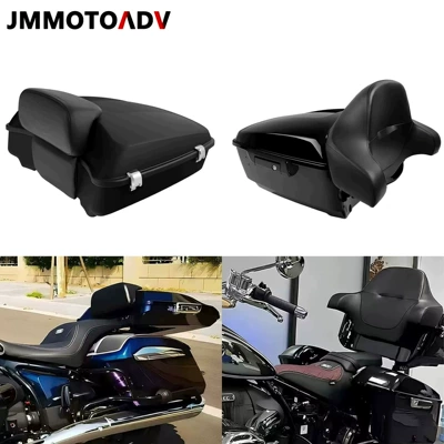 Suitable for Bmw R18 Dreamer Founder Edition Modified Quick-Release Rear Trunk Storage Box with Backrest