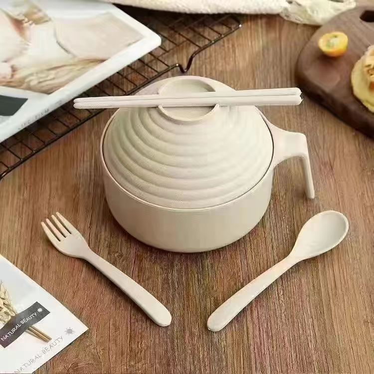 북유럽 쌀 [라면그릇+숟가락+젓가락+포크] opp백