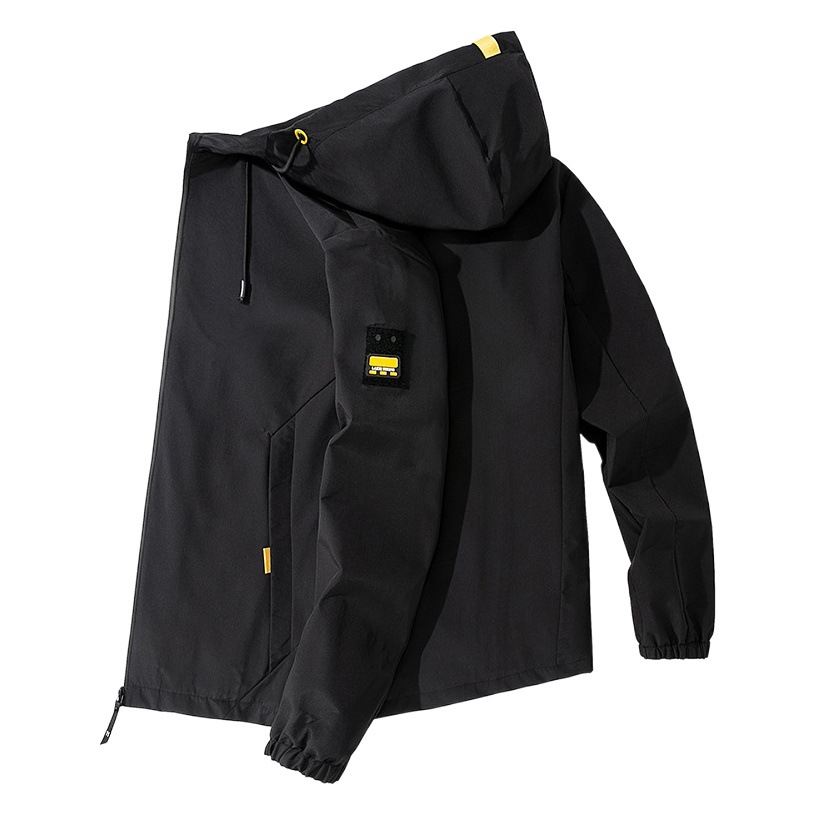 2024 nueva chaqueta de primavera chaqueta con capucha para hombre chaqueta delgada de moda juvenil deportes al aire libre casual top