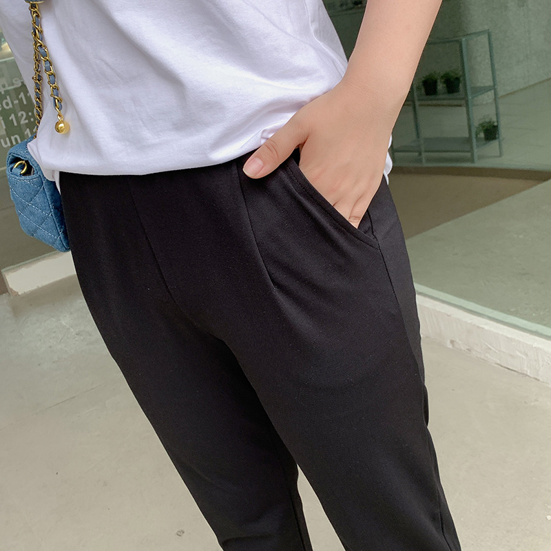 Summer thin extra large big trousers for leisure, plus size