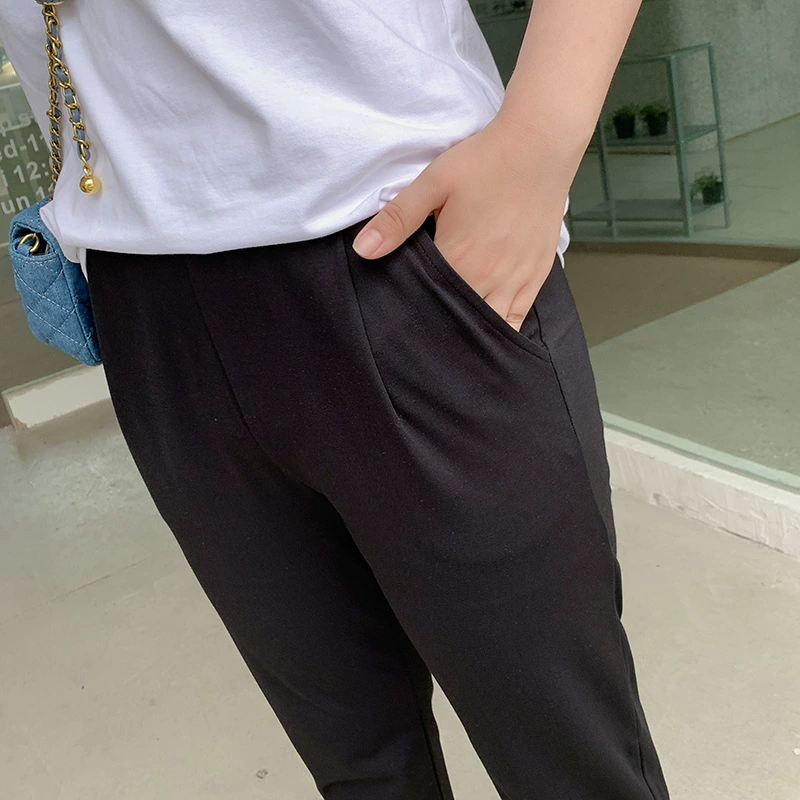 Летние тонкие большие брюки oversize, городской стиль, plus size