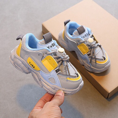 Girls 'sneaker spring and autumn new style for girls' mesh breathable girls 'casual running shoes for boys' dad shoes.