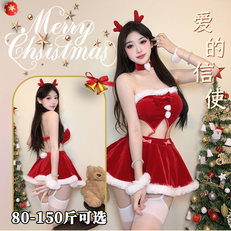 Sexy Lingerie plus size Christmas Sexy Bunny COS Costume Halloween dress Cosplay Costume