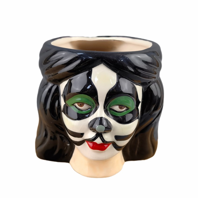Halloween máscara taza de color hip-hop máscara bar taza de agua muerte cara fantasma 3d fiesta taza de café hip-hop