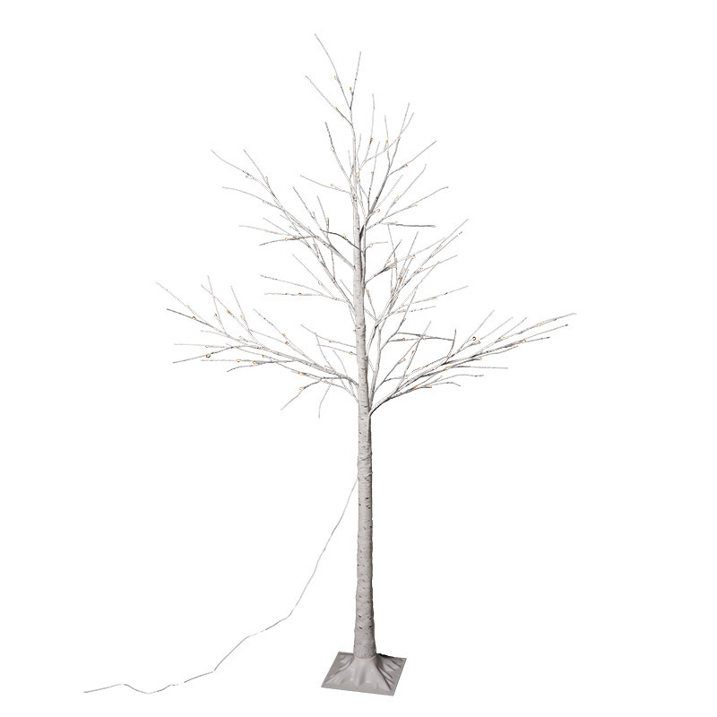 Lámpara de alambre de cobre de modelado de paisaje LED transfronterizo, lámpara de árbol de decoración de jardín de Navidad, lámpara de abedul luminosa de simulación