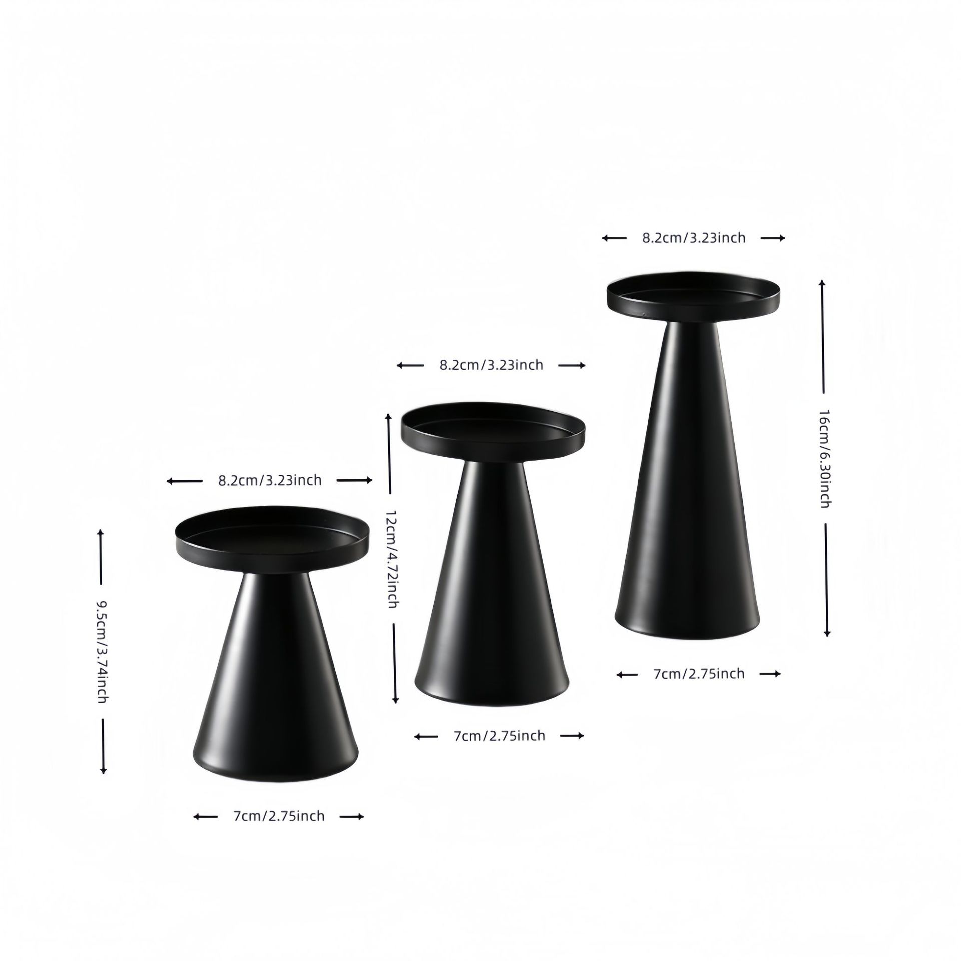 Mesa de comedor Taza de vela de hierro forjado Decoración ligera del día de San Valentín Luz de velas Cena Accesorios Candelabro interior Candelabro Decoración de sala de estar