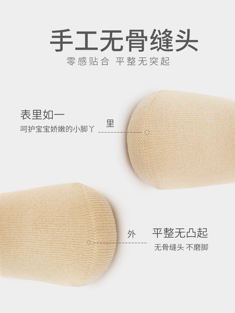 Calcetines de bebé recién nacidos primavera y otoño boca suelta sin hueso pies no apretados calcetines de bebé lindo dibujos animados invierno media pantorrilla calcetines de algodón