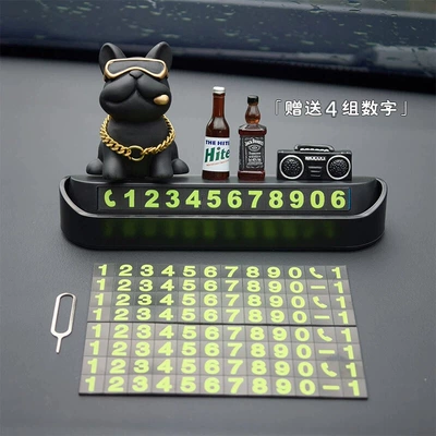Car ornaments | Phone Number Plate, Personalized