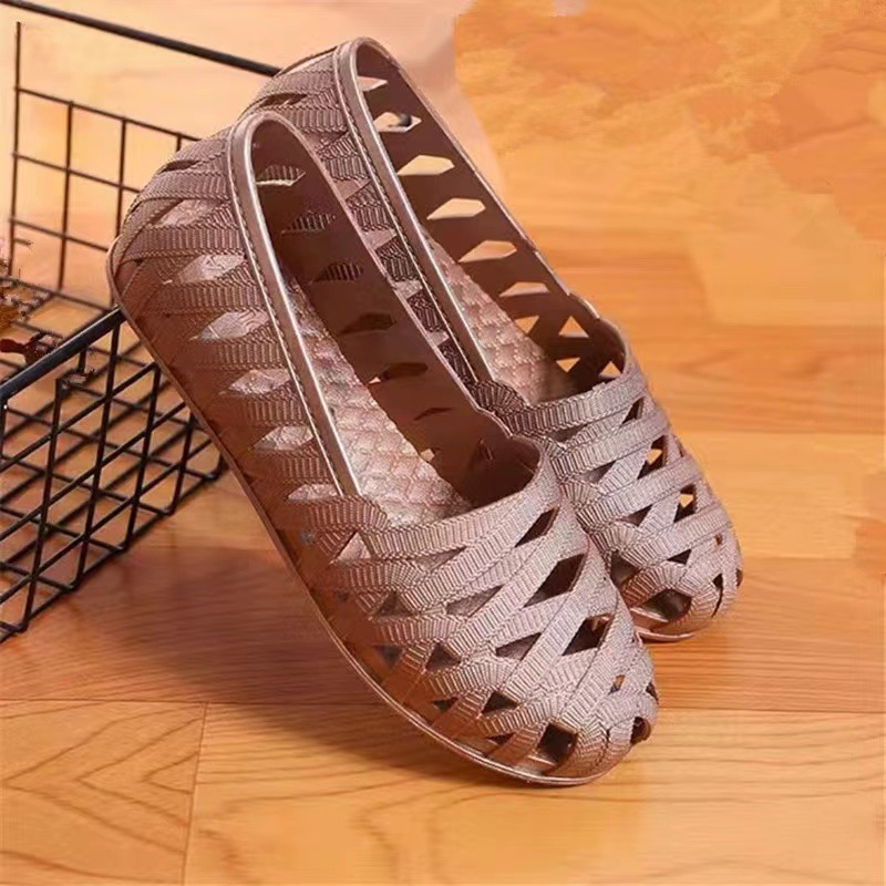 Dámské pantofle, venkovní, cestovní, látkové, kožené, nepromokavé, protiskluzové, žabky_voghion.com