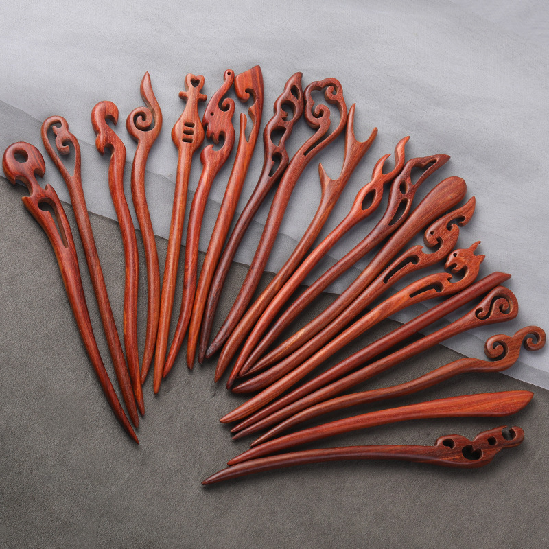 Red Sandalwood Hairpin Antique Sandalwood Hairpin Simple Modern Red Sandalwood Hairpin Daily Cheongsam Disc Hair Hanfu Hair Accessories Red Sandalwood Hairpin Antique Sandalwood Hairpin Simple Modern Red Sandalwood Hairpin Daily Cheongsam Disc Hair Hanfu Hair Accessories