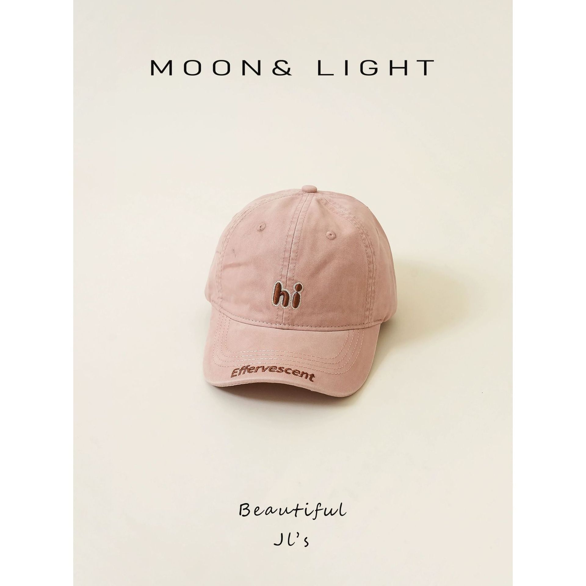 Pink hi baseball cap / 48-54cm (recommended for 2-8 years old)