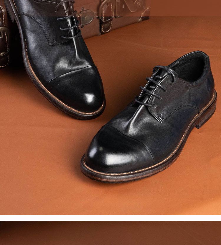Pferdeleder leder laufsohle gewaschen vintage zu tun alte business schuhe kleid schuhe hochzeit schuhe_voghion.com