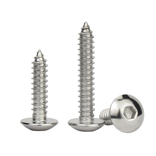 304 stainless steel large flat head hexagonal self-tapping screws mushroom head umbrella head large round head wood screws M3M4M5M6