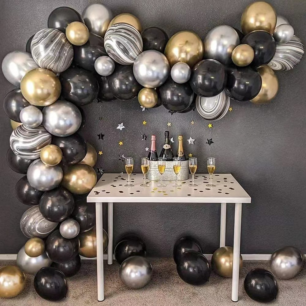 Metal latex balloon
