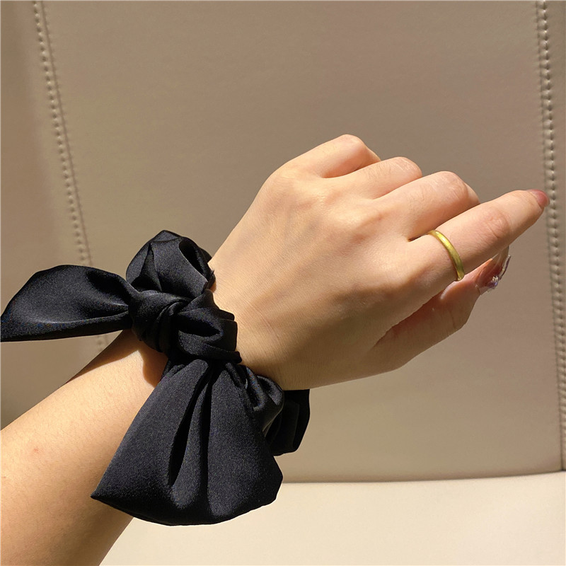 Cloth Material Basic Simple Style Women's Solid Color Cloth Hair Tie