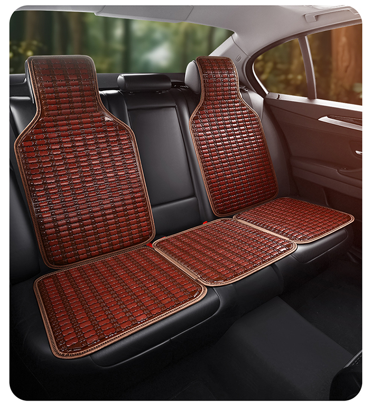 Car Seat Cushion Summer Cooling Cushion Single Piece Breathable Bamboo Four-season Universal Truck Seat Cover Ventilated Mat Car Cushion