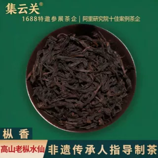 高山老枞水仙茶木质香枞香福建武夷山岩茶岩韵足产地货源批发茶叶