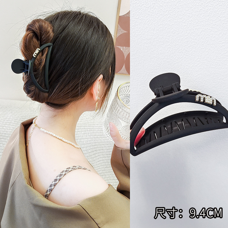 Corea del Sur elegante clip de pelo de las mujeres clip de helado tocado de alto grado horquilla de tiburón clip de pelo grande al por mayor
