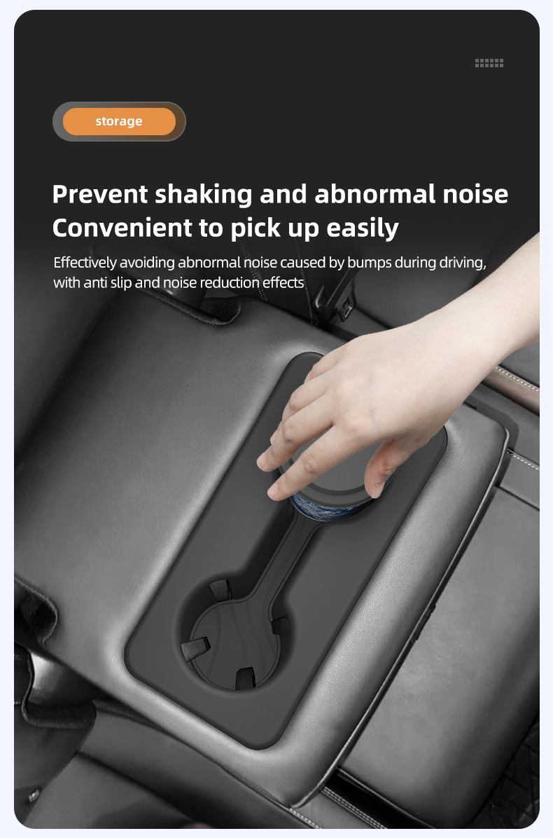 Suitable for 26 models of Patrol Y63 with two rows of cup holders, Armada with three rows, side protection anti-slip mat