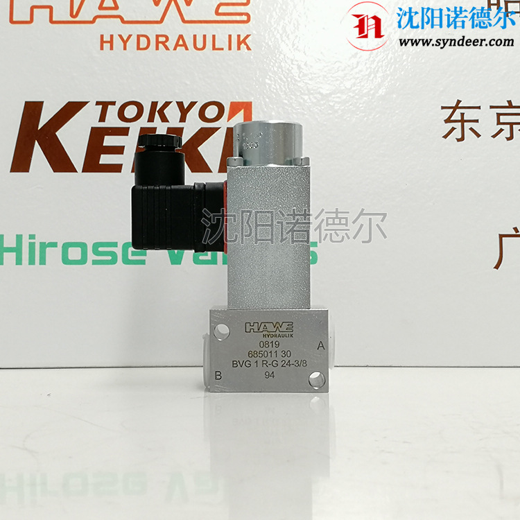 BVG 1 R-P-1/4 板式连接电磁阀hawe哈威截止式换向阀BVG1R-P-1/4