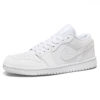 AJ1 low -gang full white
