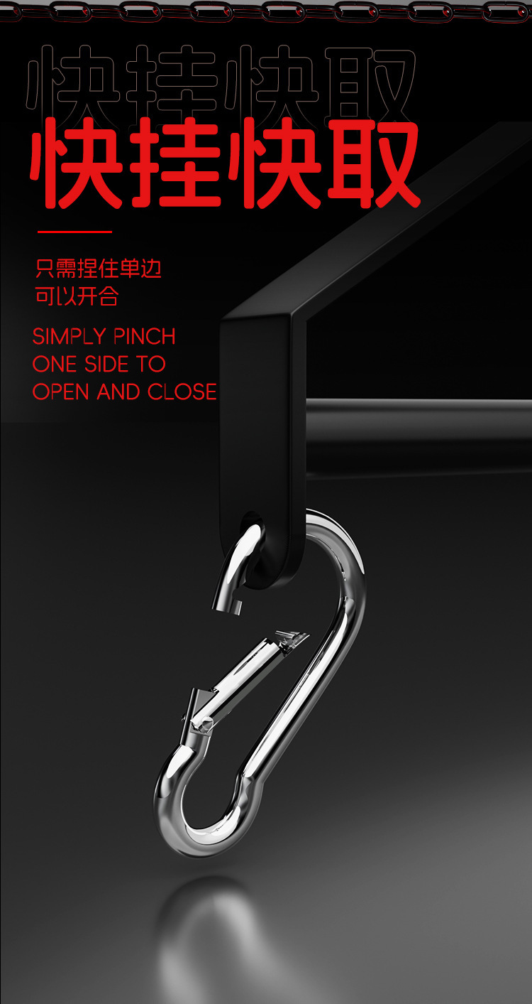 Door-Mounted Sex Swing Set with Handcuffs and Restraints, Black Nylon Couple Kit — detail image 19