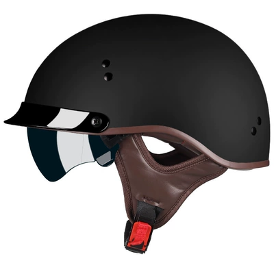 Motosiklet kaskı (dəbilqə) – New National Standard 3C Motorcycle Helmet - plain-matte-black-m