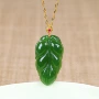 尺寸金镶天然18k和田玉