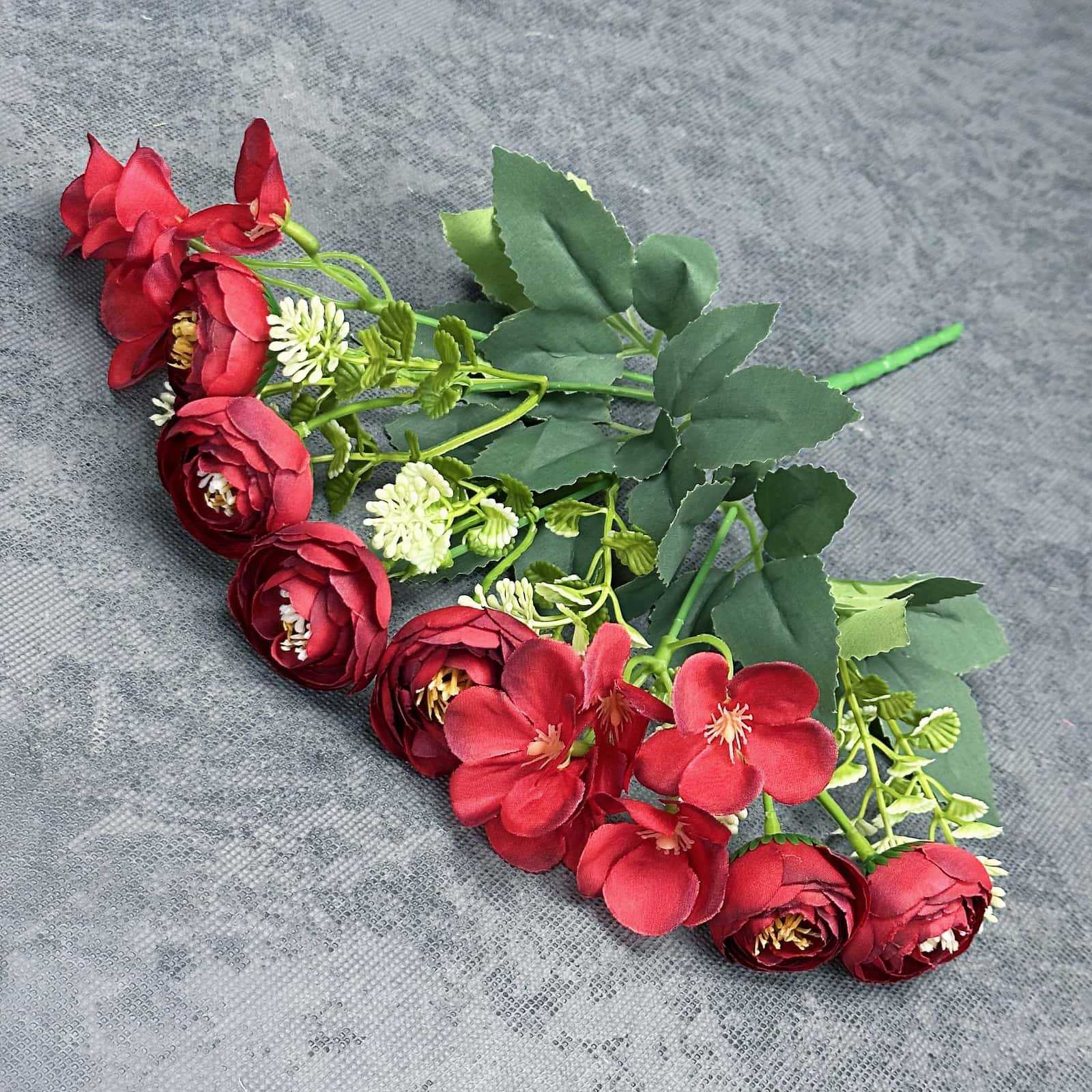 Simulación de la decoración del hogar hecha a mano rosa decoración de la escena de la boda flores falsas transfronterizas al por mayor