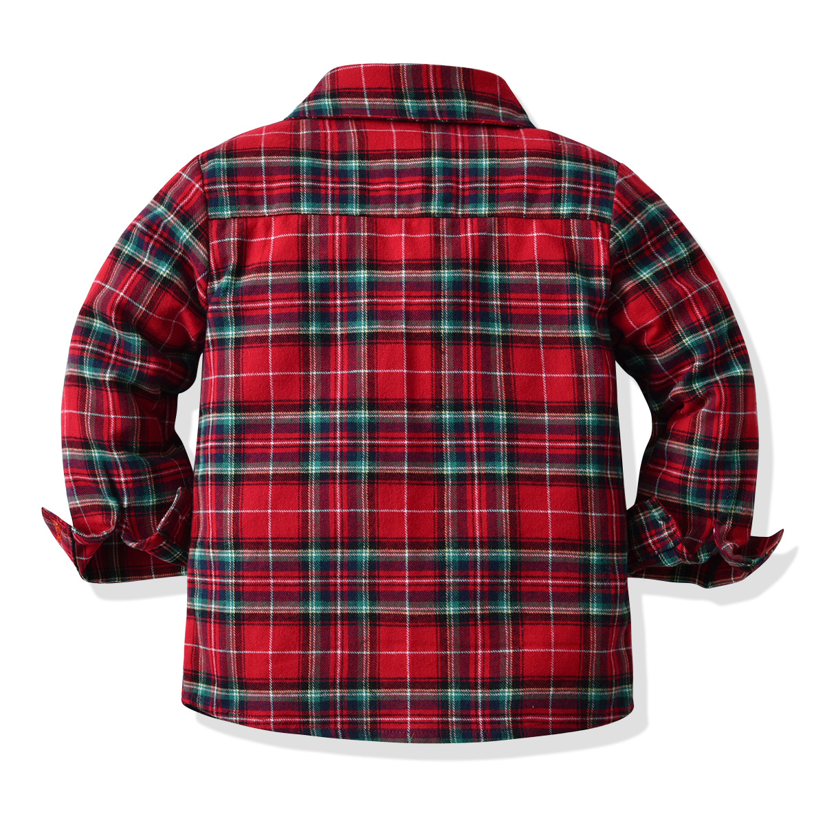 Casual Plaid Button Cotton T-shirts & Shirts display picture 2