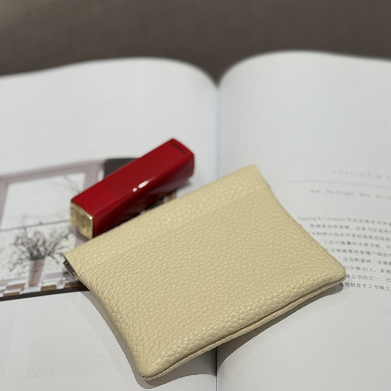 質感のある本革小銭入れ レディース TC牛革カードケース 車の鍵 口紅収納バッグ 証明書入れ マカロンカラー|undefined
