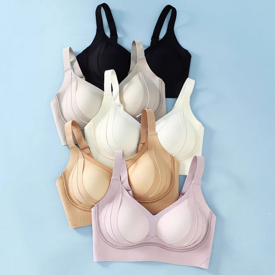 Seamless Comfortable Push-up Bra Small Chest Invisible Foundation Lightweight Breathable Labra Back Push-up Bra Factory