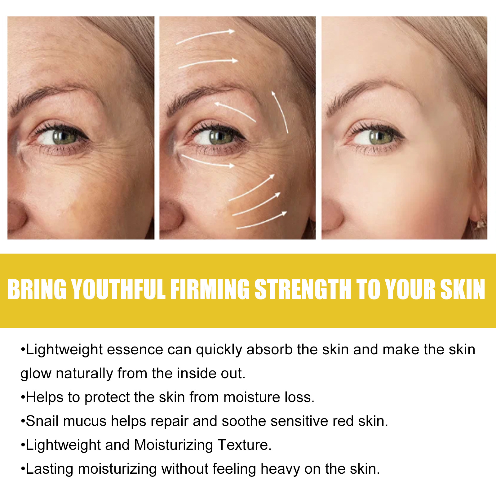 EELHOE Snail 96 Collagen Attenuates fine lines wrinkles, moisturizing and anti wrinkle essence_voghion.com