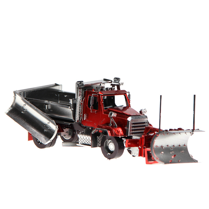 Estatua mágica de acero al por mayor freine camión pesado amor metal rompecabezas 3D tridimensional hecho a mano DIY modelo de montaje