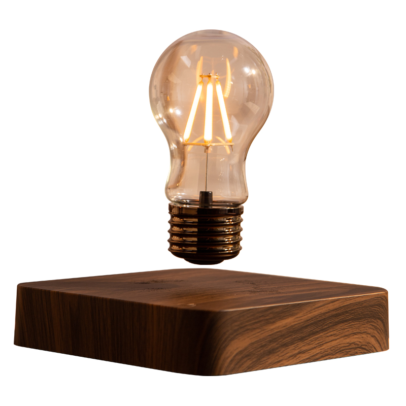 磁気浮上電球ブラックテクノロジー小さな装飾品工芸品雰囲気ライトインターネット有名人テーブルランプホームリビングルームモダンライト高級