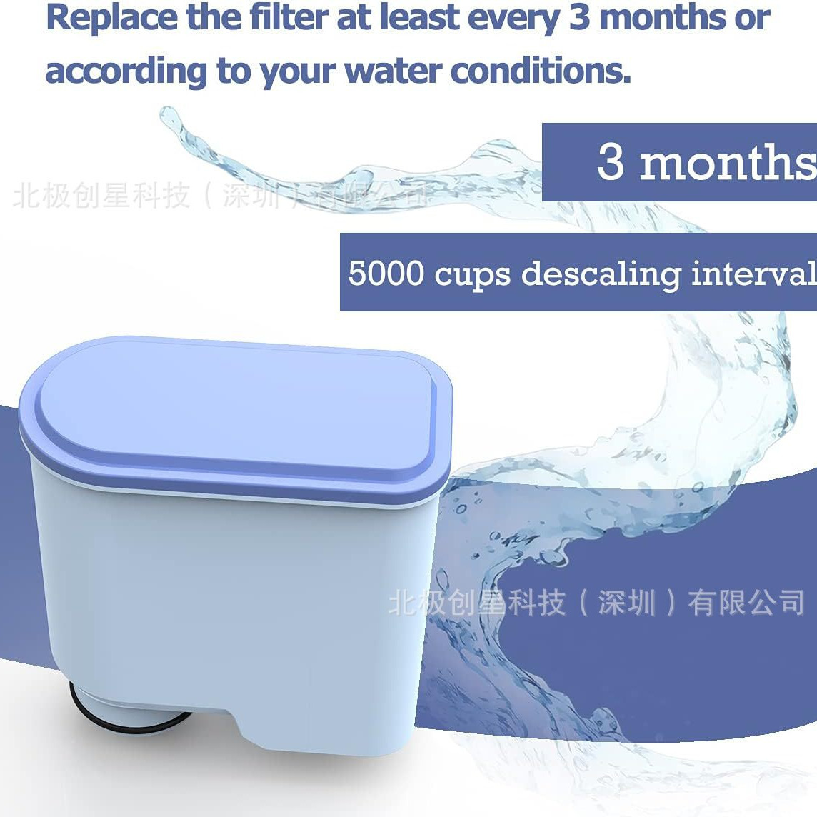 CA6903 Cartucho de filtro adaptado a la máquina de café Philips Cartucho de filtro para SaecoAquaclean