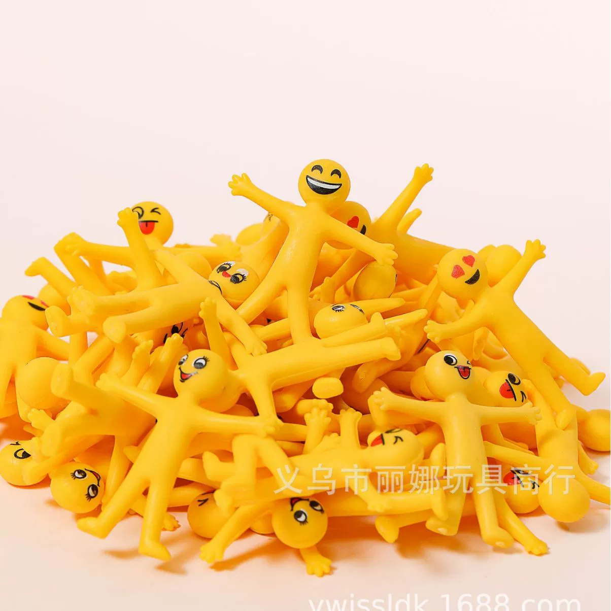 Смайлик EMOJI растягивающиеся Миньоны желтый маленький человек творческий TPR игрушка для снятия стресса сложить мягкий клей вентиляционная кукла