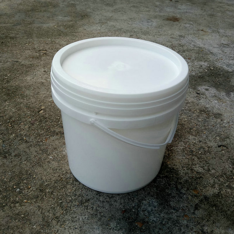 5L食品级广口塑料桶5KG火锅料冰激凌包装桶密封腌菜塑胶桶5升压盖
