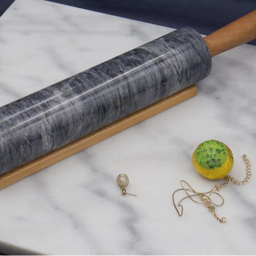 Haosheng mármol Rolling pin tamaño hogar comercial crujiente caminar martillo pastel hornear herramienta traje nuevo recomendar
