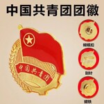新款正版标准型加厚团徽共青团学生胸章别针蝴蝶扣徽章带磁性党徽