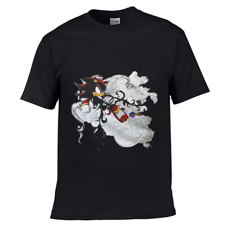 Sonic Short-Sleeved Men's T-Shirt Pure Cotton Loose Printed Round Neck Top Men's Summer Breathable Half-Sleeved T-Shirt Sonic Short-Sleeved Men's T-Shirt Pure Cotton Loose Printed Round Neck Top Men's Summer Breathable Half-Sleeved T-Shirt