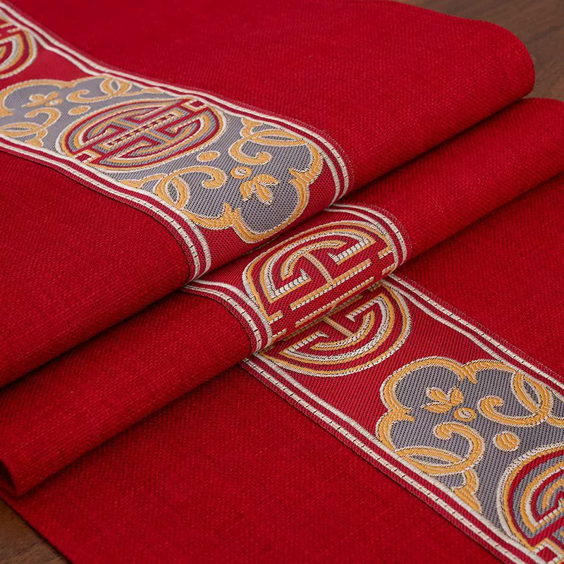 Wedding table flag red new Chinese -style decorative coffee table table TV cabinet