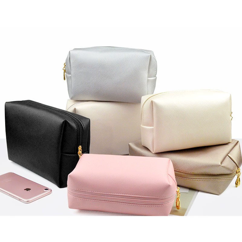 Cosmetic bag, small polyurethane waterproof high quality storage bag