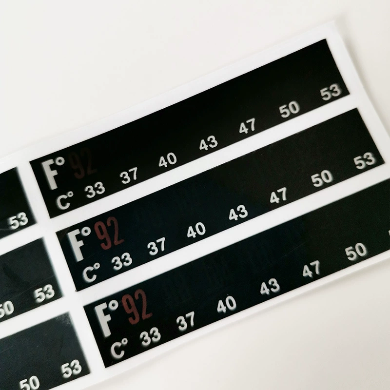 33-53 градусов для одежды термометр для душа температура мешка наклейка для сумки температура наклейка для жидкокристаллического температурного полоски
