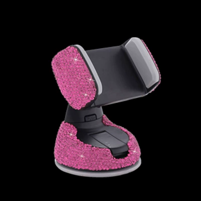 Car phone holder Holder Air Outlet Center Console - rose-pink