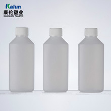 定制食品级带盖果汁椰汁糖浆罐装瓶试剂瓶300ml方形扁平饮料瓶